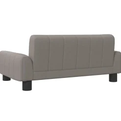 Niños vidaXL Mobiliario Para Bebés Y Niños Pequeños-Sofá para niños de tela gris taupe 70x45x30 cm