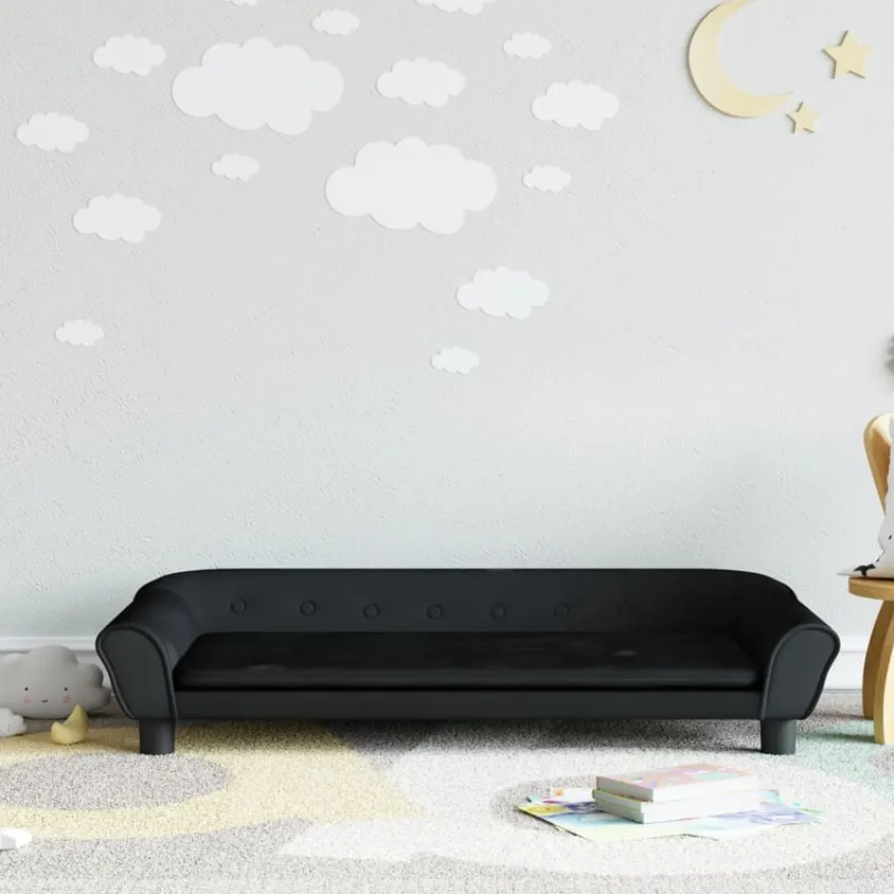 Niños vidaXL Mobiliario Para Bebés Y Niños Pequeños-Sofá para niños de terciopelo 100x50x26 cm