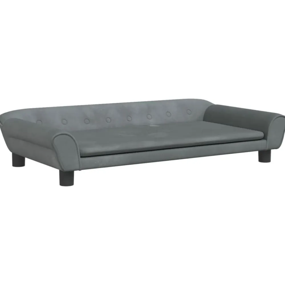 Niños vidaXL Mobiliario Para Bebés Y Niños Pequeños-Sofá para niños de terciopelo 100x50x26 cm