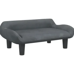 Niños vidaXL Mobiliario Para Bebés Y Niños Pequeños-Sofá para niños de terciopelo 70x40x24 cm