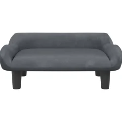 Niños vidaXL Mobiliario Para Bebés Y Niños Pequeños-Sofá para niños de terciopelo 70x40x24 cm
