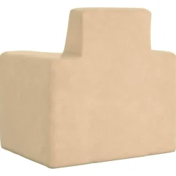 vidaXL Sofá para niños felpa suave color Crema Sale