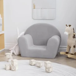 Niños vidaXL Mobiliario Para Bebés Y Niños Pequeños-Sofá para niños felpa suave