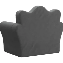 vidaXL Sofá para niños felpa suave gris Antracita Outlet