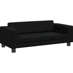 Niños vidaXL Mobiliario Para Bebés Y Niños Pequeños-Sofá para niños y reposapiés cuero sintético 100x50x30 cm