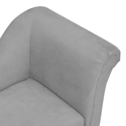 vidaXL Sofá para perros con almohada felpa 83x44x44 cm Gris New