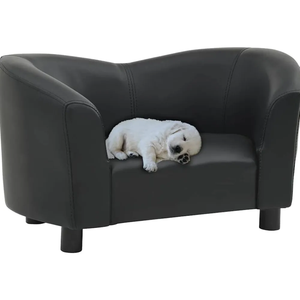 vidaXL Productos Para Mascotas-Sofá para perros cuero sintético 67x41x39 cm