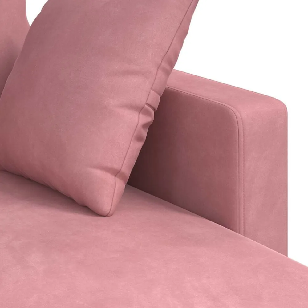 vidaXL Sofá 198 x 134 x 80 cm Terciopelo Rosa Online