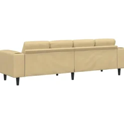 vidaXL Sofá Verde grisáceo 250 x 77 x 76 cm Tela de Pana Verde grisáceo Hot