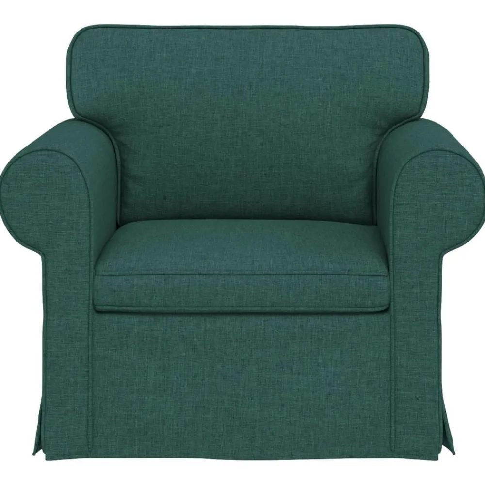 vidaXL Sofá 95 x 82 x 80 cm tela Verde oscuro Outlet
