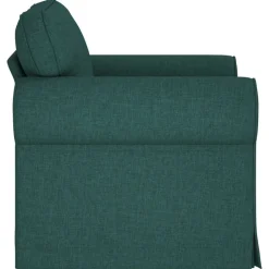 vidaXL Sofá 95 x 82 x 80 cm tela Verde oscuro Outlet