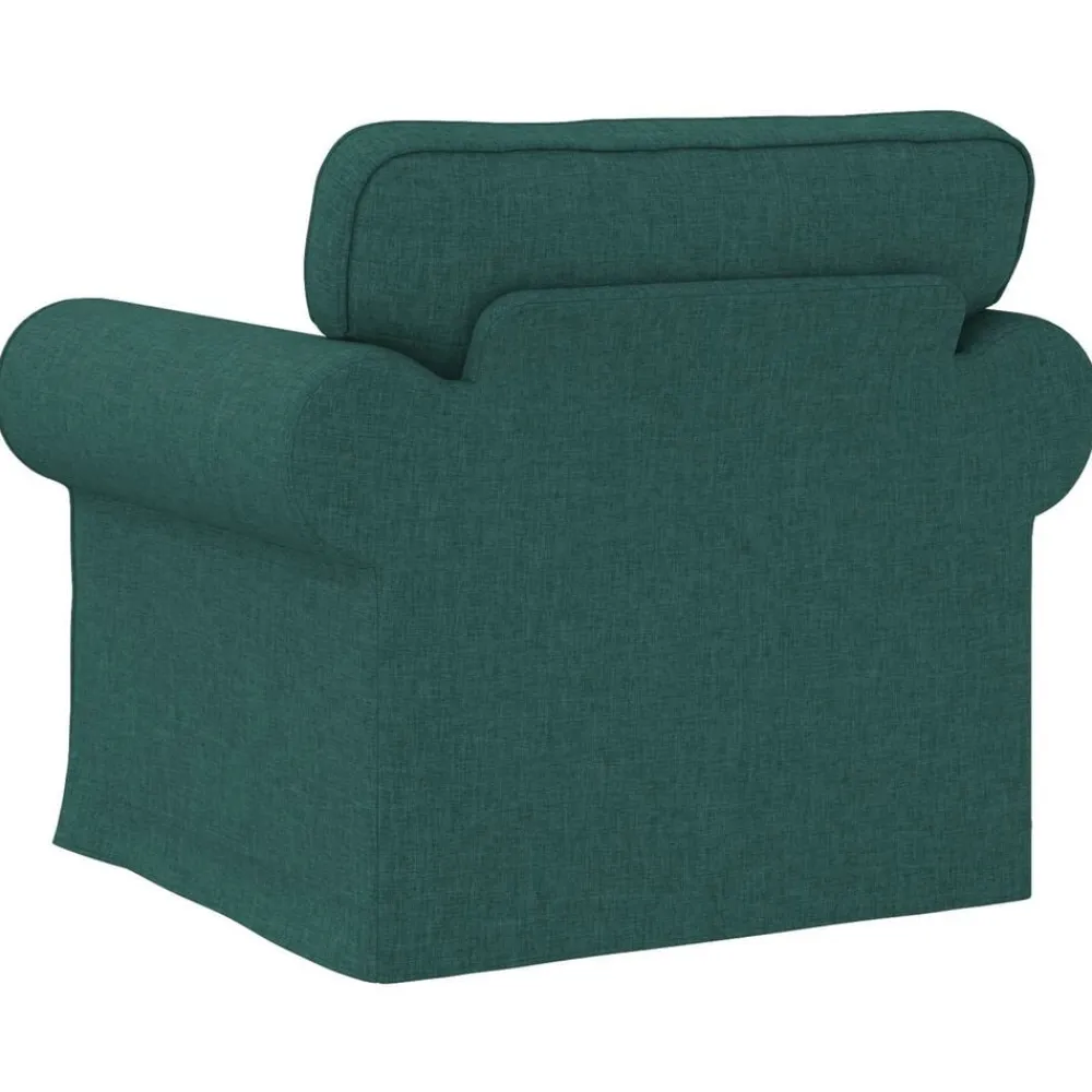 vidaXL Sofá 95 x 82 x 80 cm tela Verde oscuro Outlet