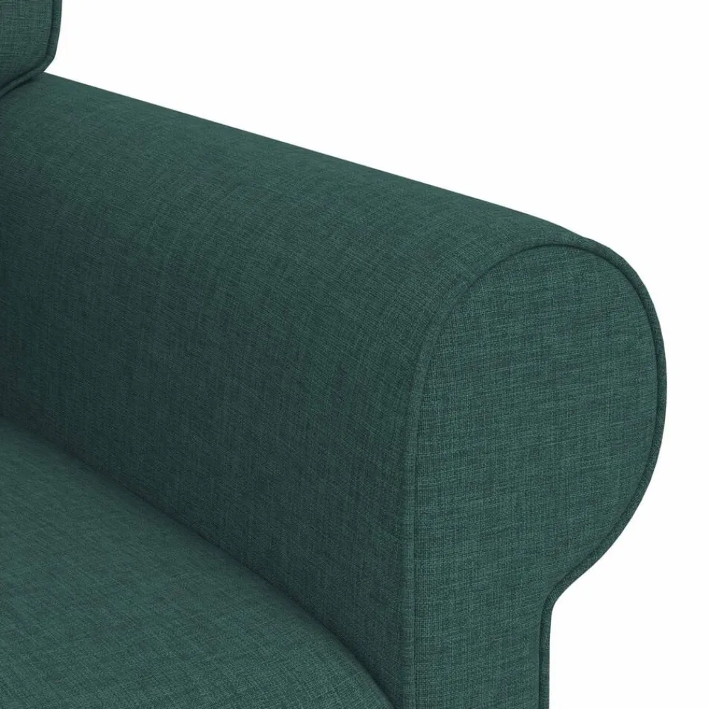 vidaXL Sofá 95 x 82 x 80 cm tela Verde oscuro Outlet