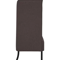 vidaXL Sofa de Espalda Alta 101cm Marrón oscuro tela Marr&oacute;n oscuro Clearance