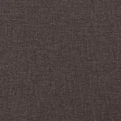 vidaXL Sofa de Espalda Alta 101cm Marrón oscuro tela Marr&oacute;n oscuro Clearance