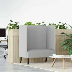 vidaXL Sofás-Sofa de Espalda Alta 101cm tela