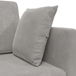 vidaXL Sofá-cama de piso 213 x 70 x 77 cm Terciopelo Gris claro Clearance