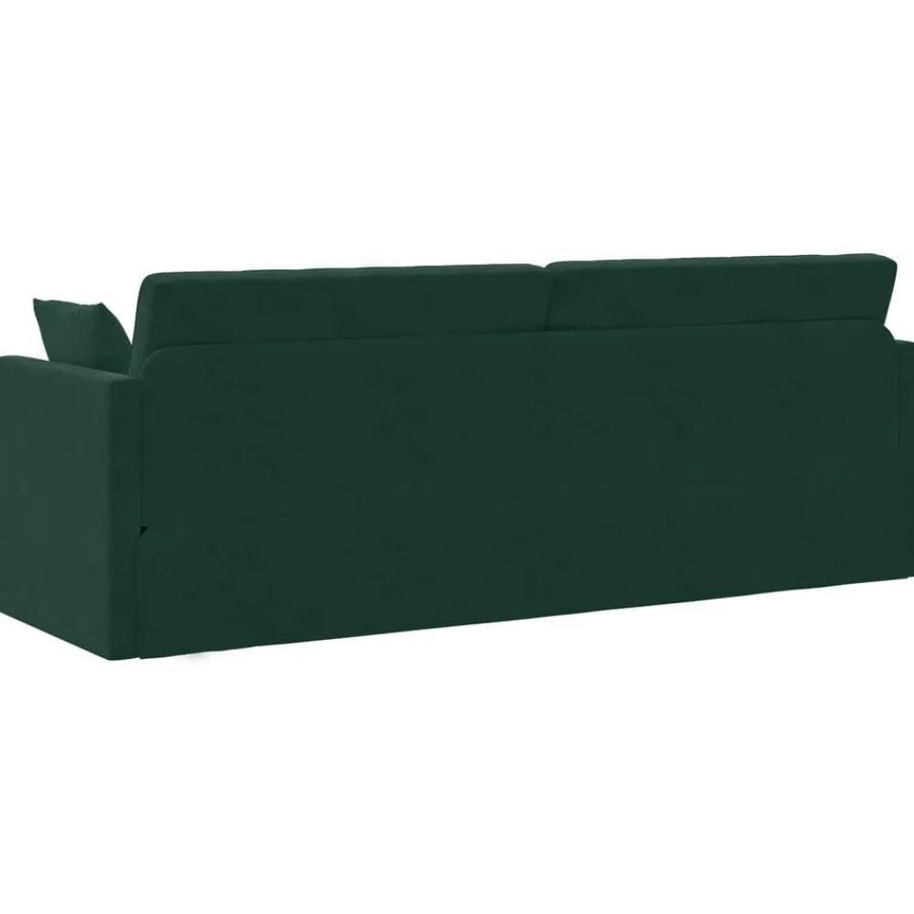 vidaXL Sofá-cama de piso 213 x 70 x 77 cm Terciopelo Verde oscuro Hot