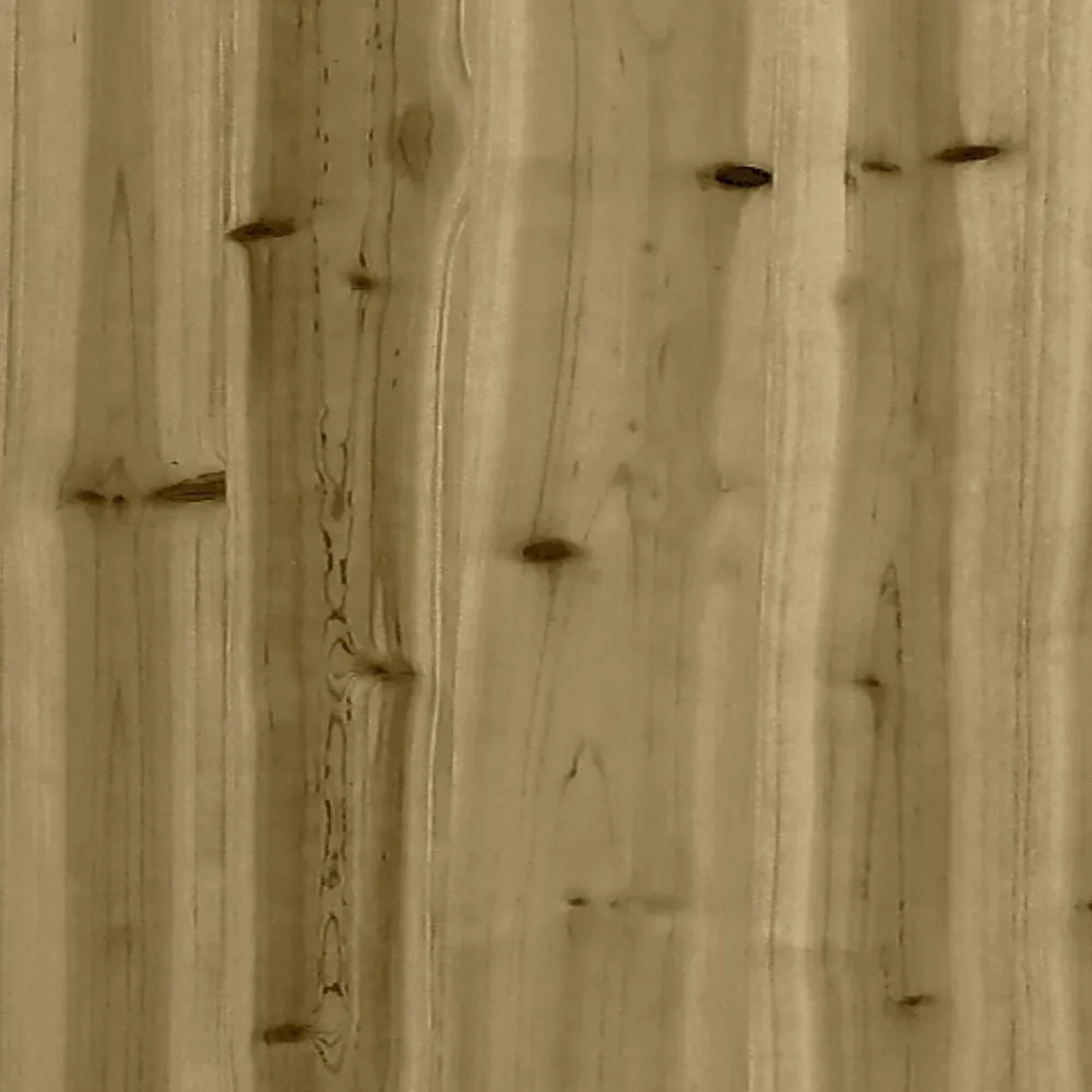 vidaXL Muebles De Jardín-Sofás centrales con cojines 2 uds madera de pino impregnada