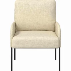 vidaXL Sofás con cojín 55cm Madera contrachapada Crema New