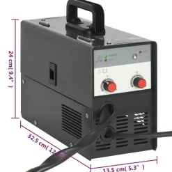 vidaXL Soldador sin gas de alma fundente MIG 120A