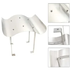 vidaXL Accesorios Para Hornos De Leña Y Chimeneas-Sombrerete de chimenea de acero inoxidable 40 x 40 x 36 cm