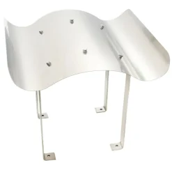 vidaXL Accesorios Para Hornos De Leña Y Chimeneas-Sombrerete de chimenea de acero inoxidable 40 x 40 x 36 cm