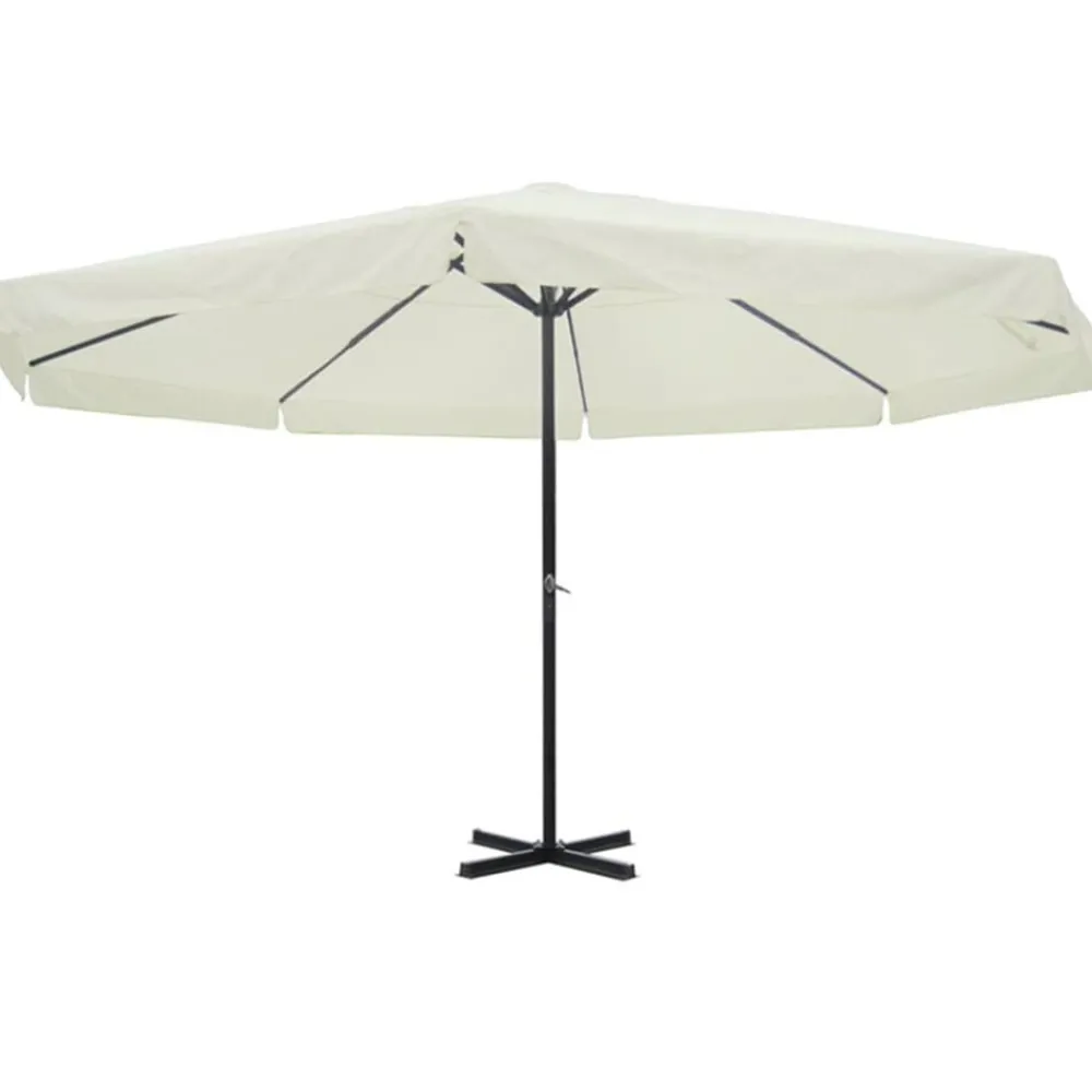 vidaXL Jardín-Sombrilla aluminio 500 cm