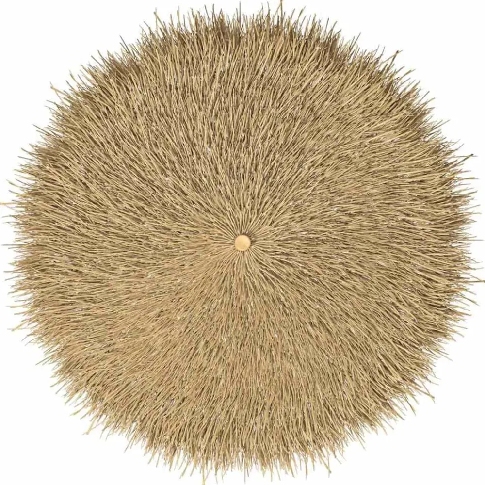 vidaXL Sombrilla de bambú con tejado de hojas de plátano 270 cm Best
