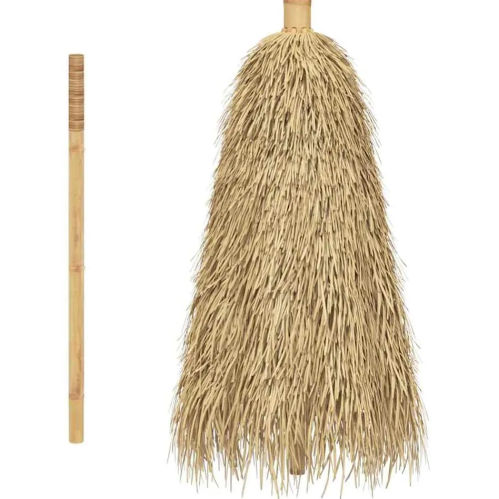 vidaXL Sombrilla de bambú con tejado de hojas de plátano 270 cm Best