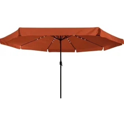 vidaXL Sombrilla de jardín 395 x 395 x 245 cm Poliéster Terracota Hot