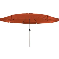 vidaXL Sombrilla de jardín 395 x 395 x 245 cm Poliéster Terracota Hot