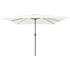 vidaXL Jardín-Sombrilla de jardín 295 x 295 x 245 cm Poliéster y Acero