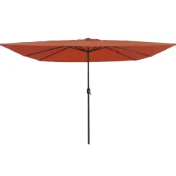 vidaXL Sombrilla de jardín 295 x 295 x 245 cm Terracota Hot