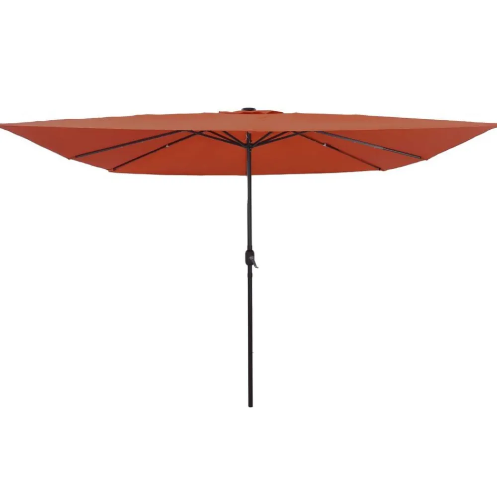 vidaXL Sombrilla de jardín 295 x 295 x 245 cm Terracota Hot