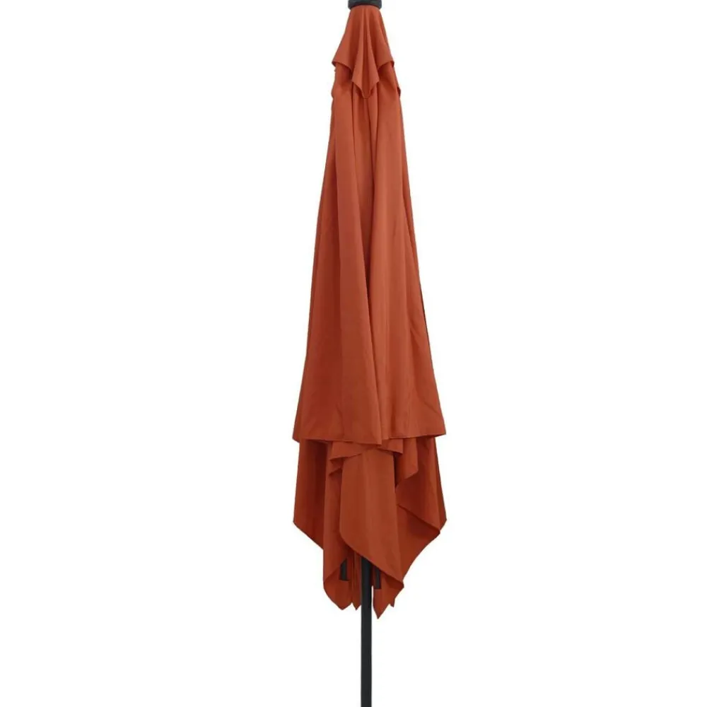 vidaXL Sombrilla de jardín 295 x 295 x 245 cm Terracota Hot
