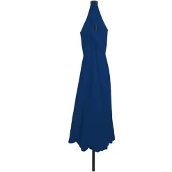 vidaXL Jardín-Sombrilla de jardín Azul azur 395 x 395 x 245 cm Poliéster