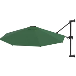 vidaXL Jardín-Sombrilla de pared con barra de metal 300 cm