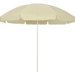 vidaXL Jardín-Sombrilla de playa amarillo 240 cm