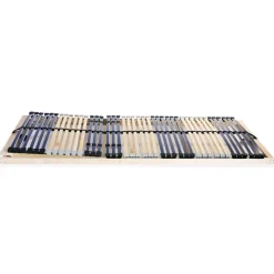 vidaXL Somier de láminas sin colchón con 42 listones 7 zonas 70x200 cm Clearance