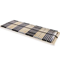 vidaXL Somier de láminas sin colchón con 42 listones 7 zonas 70x200 cm Clearance