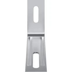 vidaXL Accesorios De Bricolaje-Soporte anti-vuelco 2 pcs Plateado 74,5 x 15 x 32 mm Hierro