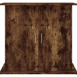 vidaXL Soporte de acuario madera ingeniería 81x36x73 cm Roble ahumado