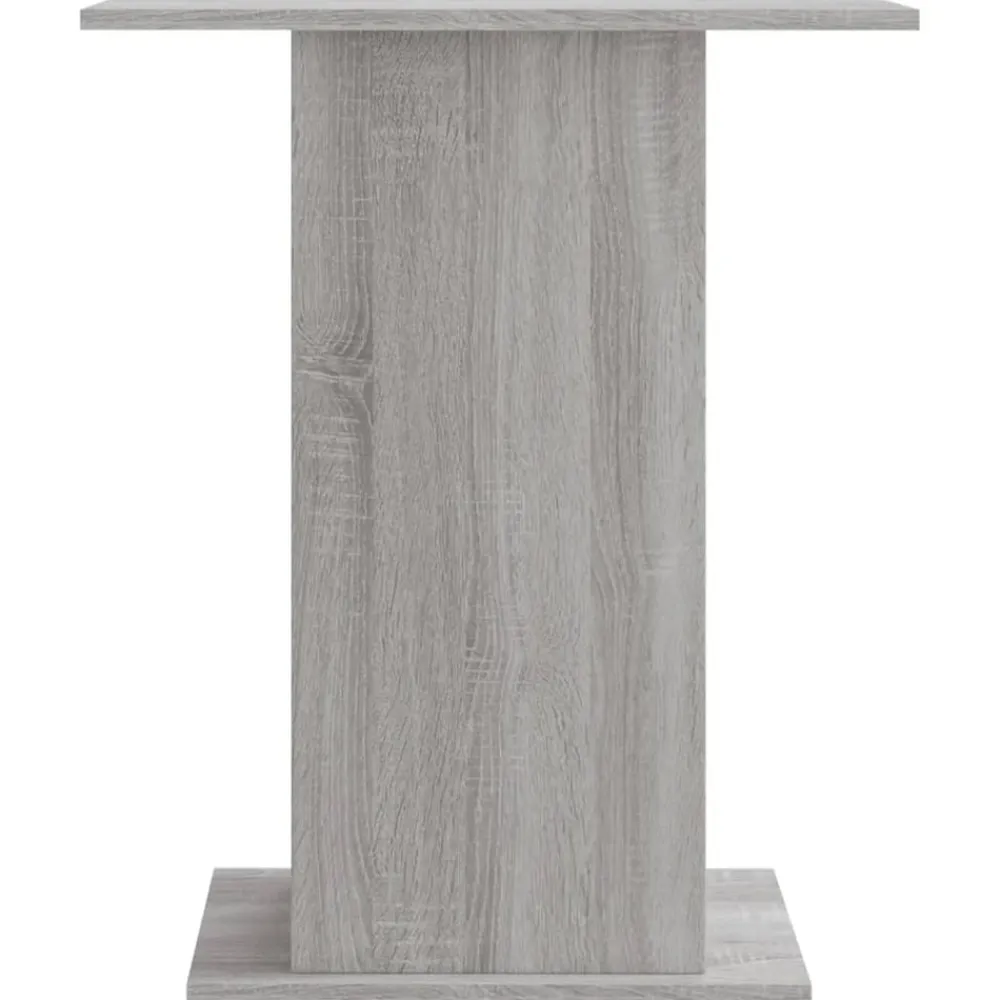 vidaXL Soporte de acuario madera ingeniería 60,5x36x72,5cm Gris sonoma Clearance