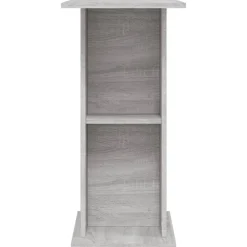 vidaXL Soporte de acuario madera ingeniería 60,5x36x72,5cm Gris sonoma Clearance