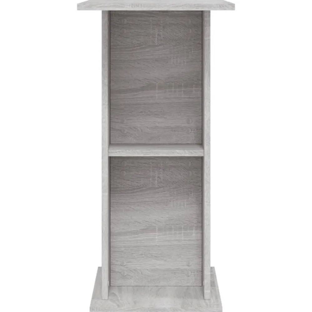 vidaXL Soporte de acuario madera ingeniería 60,5x36x72,5cm Gris sonoma Clearance