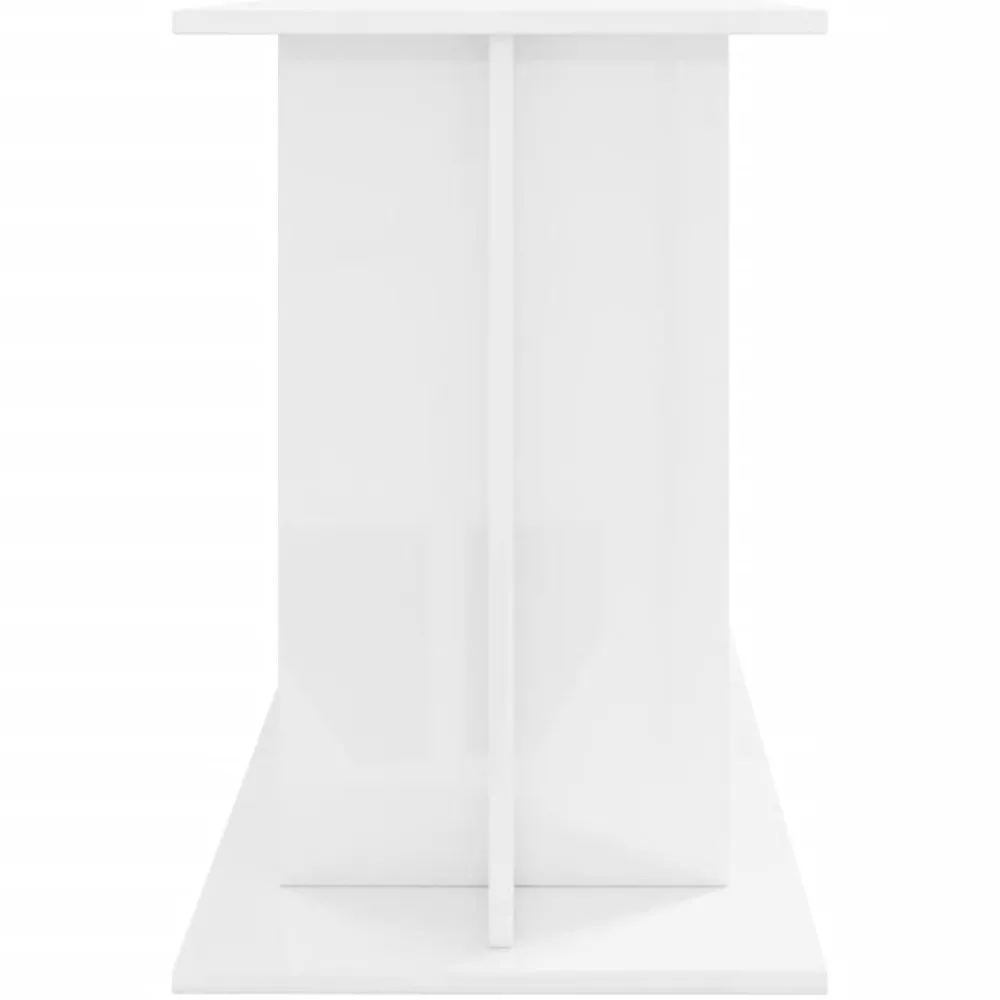 vidaXL Soporte de acuario madera ingeniería blanco brillo 120x40x60 cm Blanco brillante Outlet