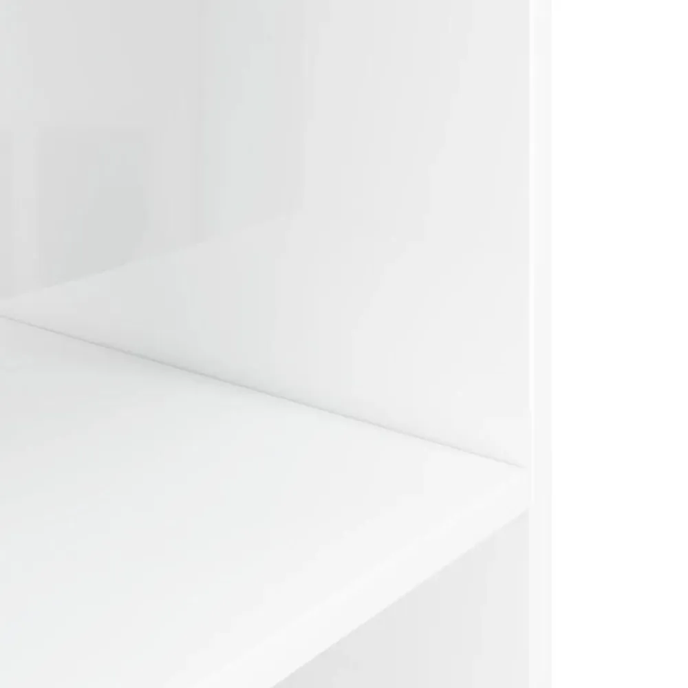 vidaXL Soporte de acuario madera ingeniería blanco brillo 120x40x60 cm Blanco brillante Outlet
