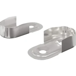 vidaXL Soporte de barra de armario 2 pcs Zinc 40 x 18 x 10 mm Hierro Hot