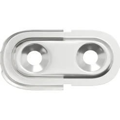 vidaXL Soporte de barra de armario 2 pcs Zinc 40 x 18 x 10 mm Hierro Hot